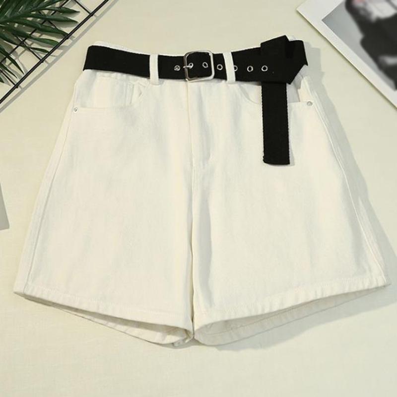 

Short Jeans Women White High Waist Denim Harem Shorts Feminino Vintage Casual Loose Summer Jean Shorts Spodenki Damskie Mujer