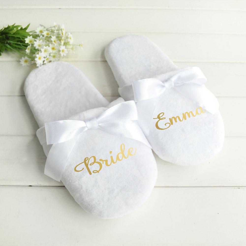 pantofole sposa personalizzate