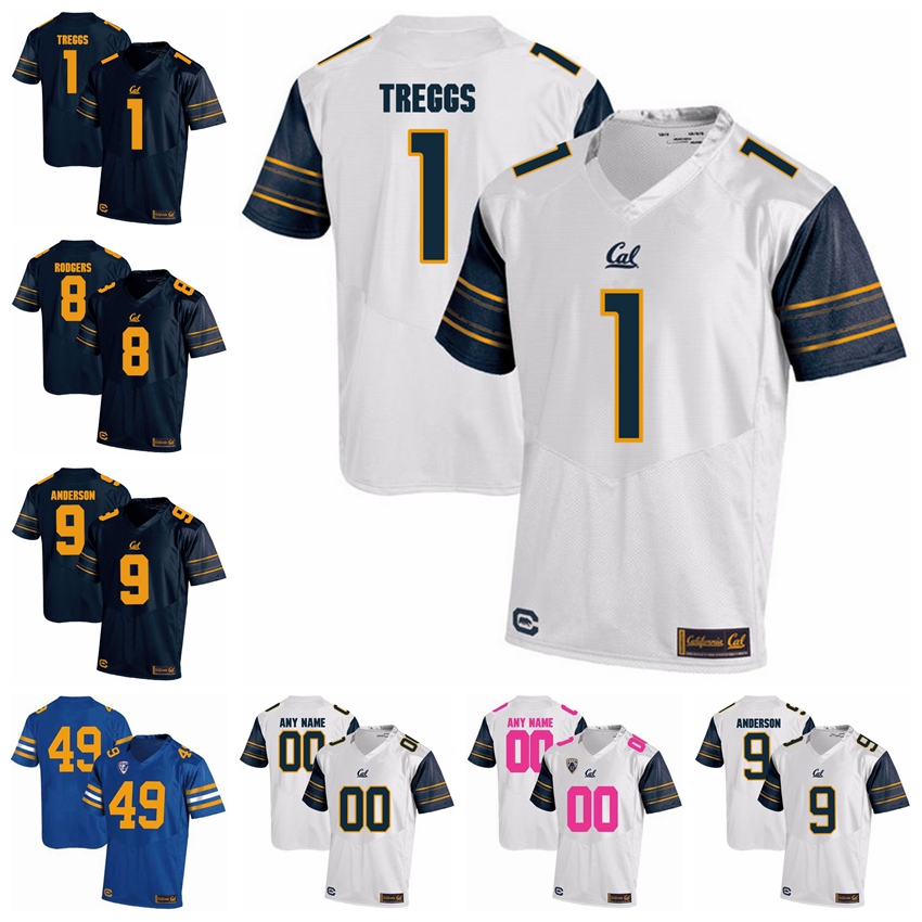 

California Golden Cal Bears Jerseys Tony Gonzalez Jersey Wesley Walker Marcel Dancy Kekoa Crawford College Football Jerseys Custom Stitched, Black