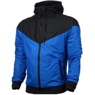 

High Quality Cheap Price Windrunner Boy Girl Couple Men Women Sportswear Waterproof Fabric Sports Jackets With Zipper Hoodie Free Shipping, Black;brown