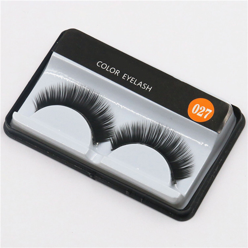 

1 pair Natural Long False EyeLashes Makeup Handmade Thick Fake False Eye Lashes Cosmetic Tools 2020 New