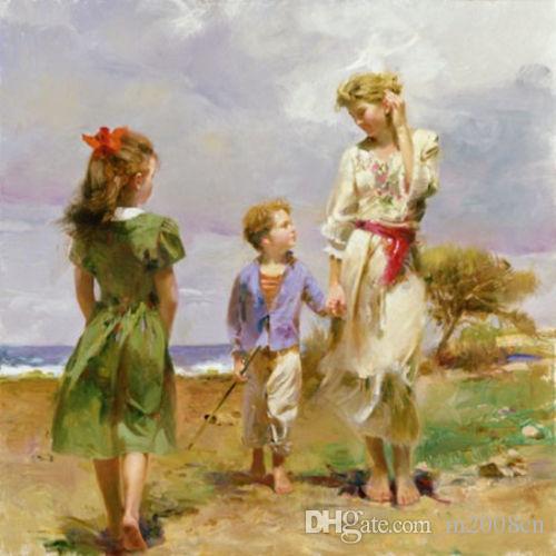 

Pino Seaside Retreat Hand Painted & Print Wall Art Oil Painting Home Decor On Canvas Multi Sizes /Frame Option p79