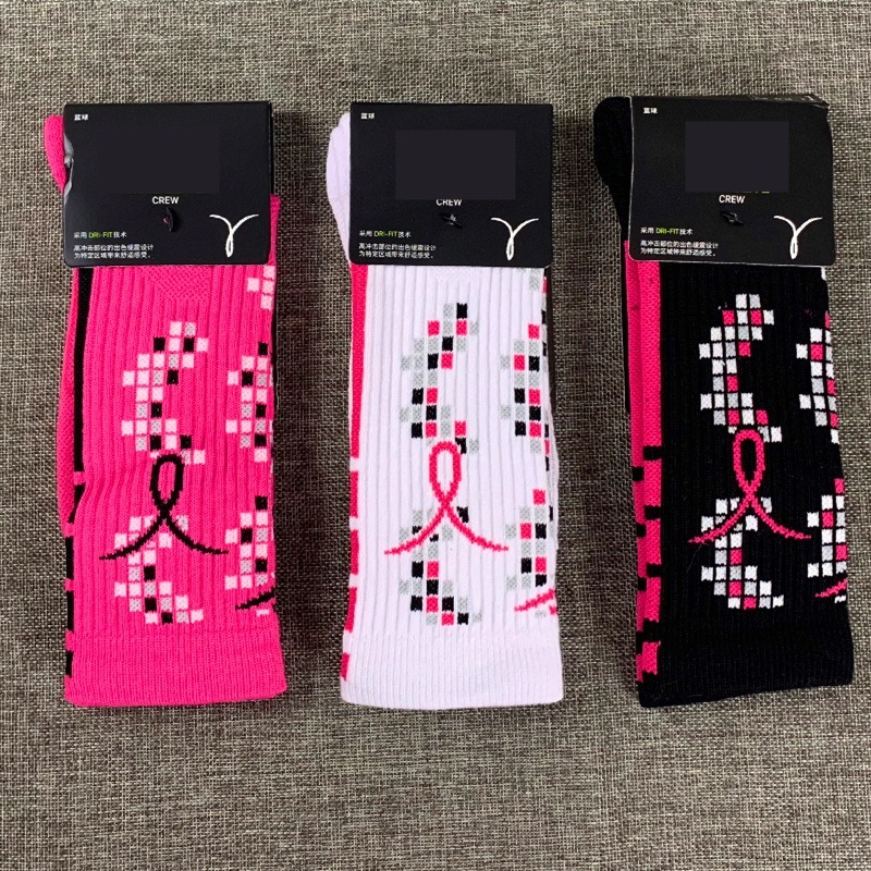 mens pink sports socks