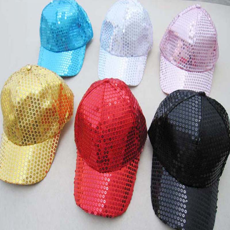 sequin ball caps