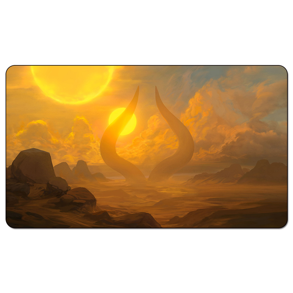 

Magic Board Game Playmat:Approach of the Second Sun 60*35cm size Table Mat Mousepad Play Matwitch fantasy occult dark female wizard2Trial o