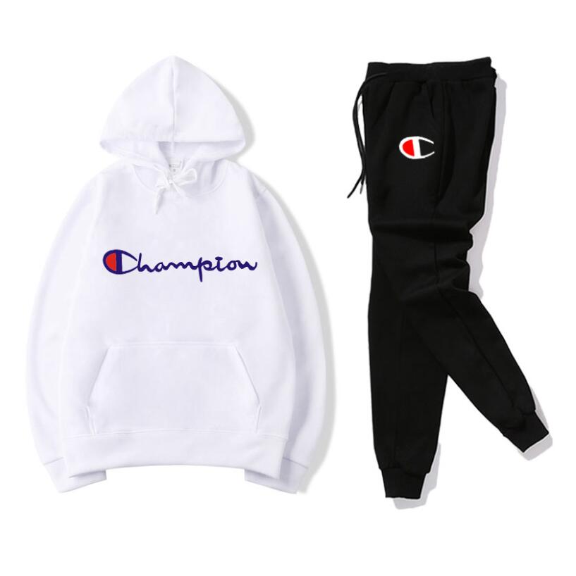 champion 2 piece sweatsuit mens