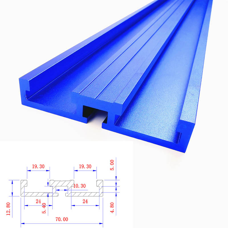 

600-1200mm Type 70 Miter Track T-track Stop Sliding Brackets T-Slot Aluminium Profile Woodworking workbench DIY Accessories