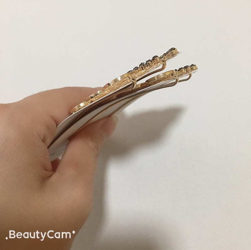 

Party gifts 7CM mixed style alloy set Fashion C hair clips blingbling stone hairpin one word clip for ladies favorite delicate Items headdre