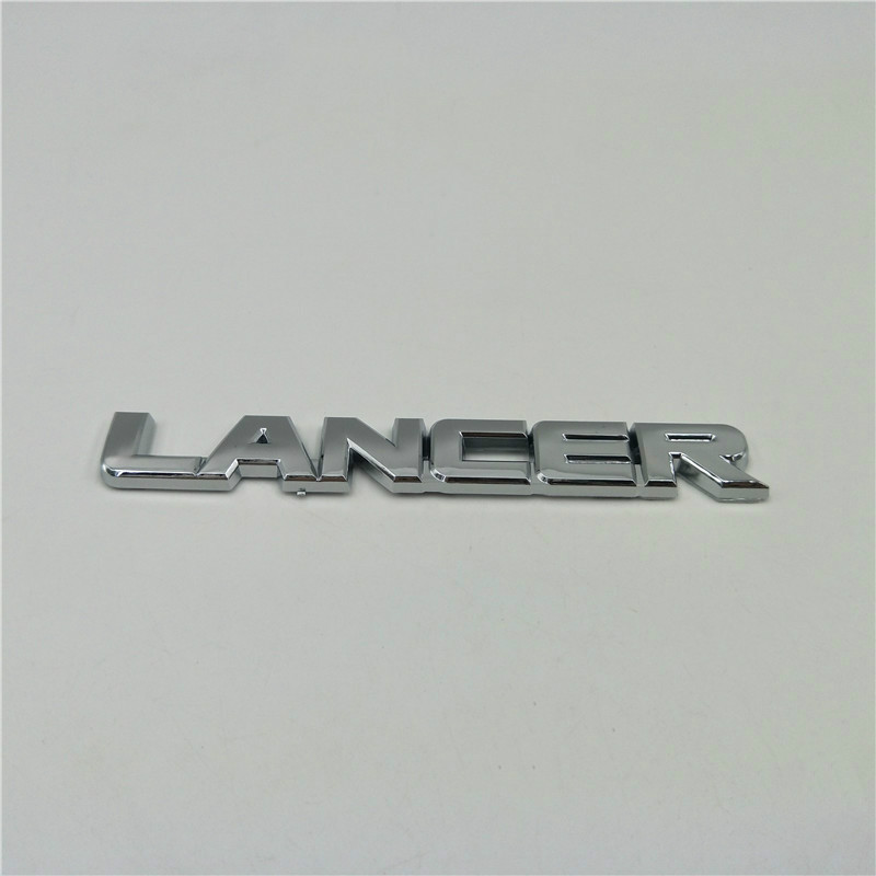 

143*20mm For Mitsubishi Lancer Chrome Logo Badge Tail Emblem SI200, Abs