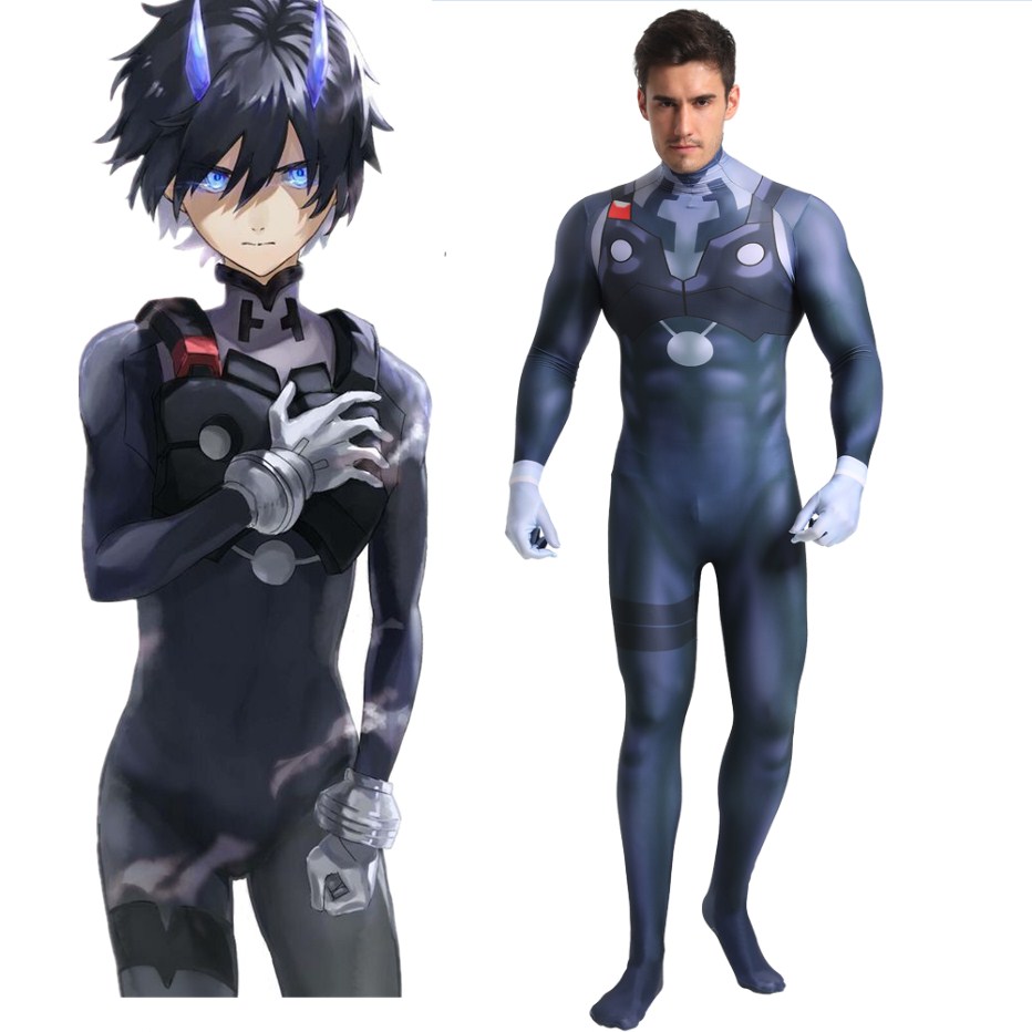 

Darling In The Frankxx HIRO Bodysuit Cosplay Costumes 3D Printed Zentai Suit Halloween Catsuit
