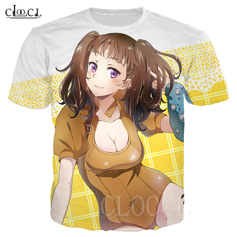 

Japan Anime The Seven Deadly Sins T Shirts Men 3D Print Fashion Short Sleeve Unisex Hip Hop Streetwear T-shirt Harajuku Tops, T shirt 1