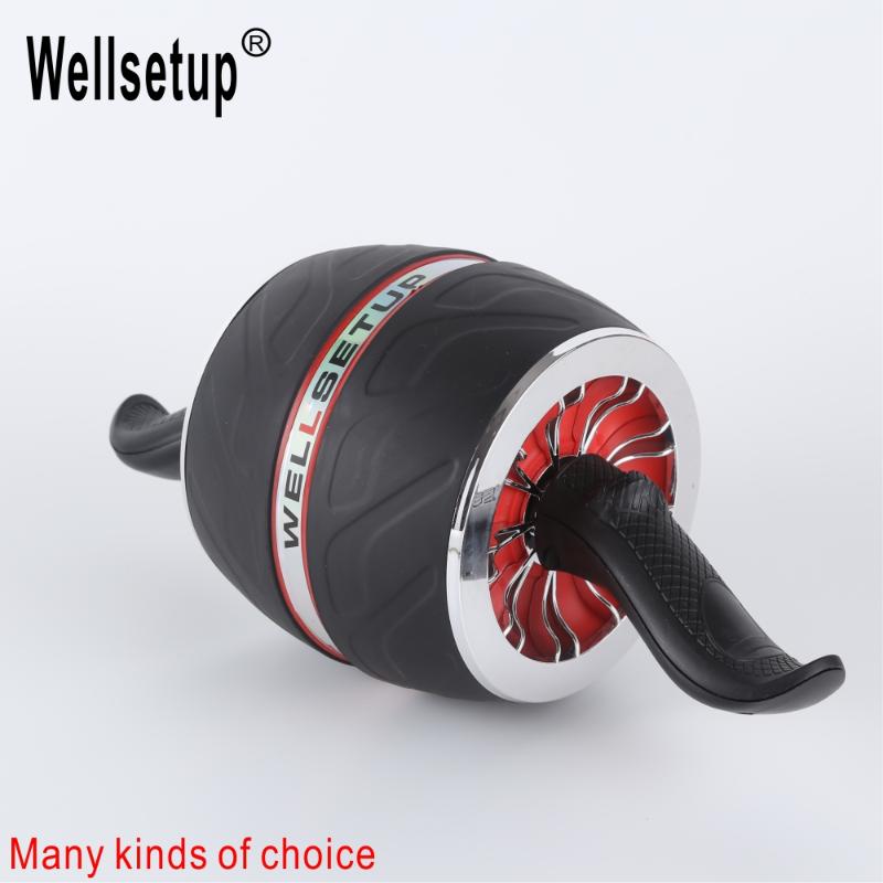 

Wellsetup New Ab Roller&Jump Rope No Noise Abdominal Wheel Ab Roller with Mat For Arm Waist Leg Exercise Gym Fitness Equipment, B green