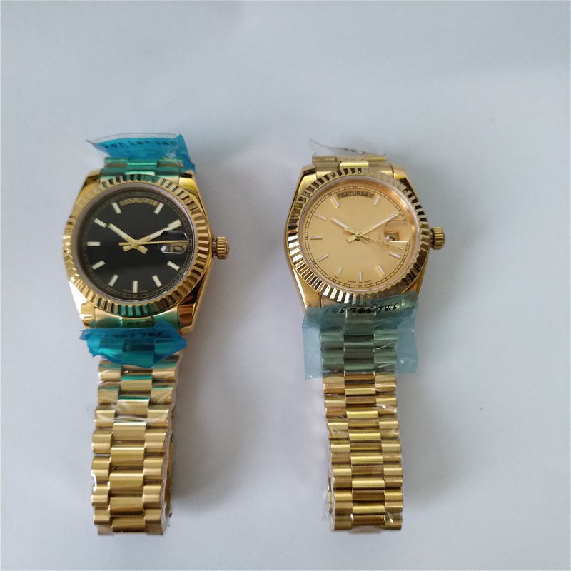 

Free shipping Top quality classic MAN watch Stainless steel Male watch automatic watch male clock Fashion business New watches r53, Black face