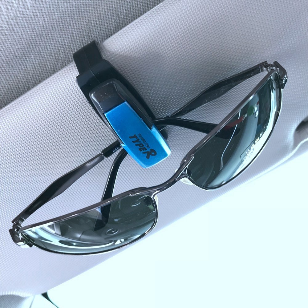 For Glasses Case Universal Eyeglasses Holder Cover Auto Sun Visor Clip