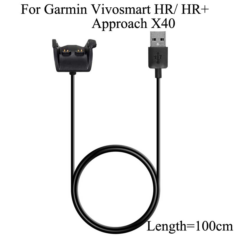 

For Garmin Charger Vivosmart HR HR+ Approach X40 USB Charge Line Charging Dock Smart Watch VivosmartHR VivosmartHR+ Approachx40 Data Cable
