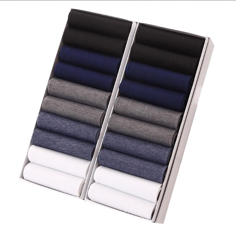 

Mens 20 Pairs Socks Bamboo Ankle Business Breatheable Long Meias Thin Male Solid Compression, Navy blue