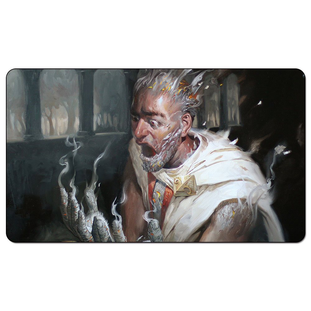 

Magic Board Game Playmat:Thoughtseize (Theros) 60*35cm size Table Mat Mousepad Play Matwitch fantasy occult dark female wizard