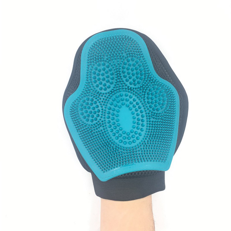 

Silicone Dog Pet brush Glove Deshedding Gentle Efficient Pet Grooming Glove Dog Bath Cat Cleaning Supplies Combs