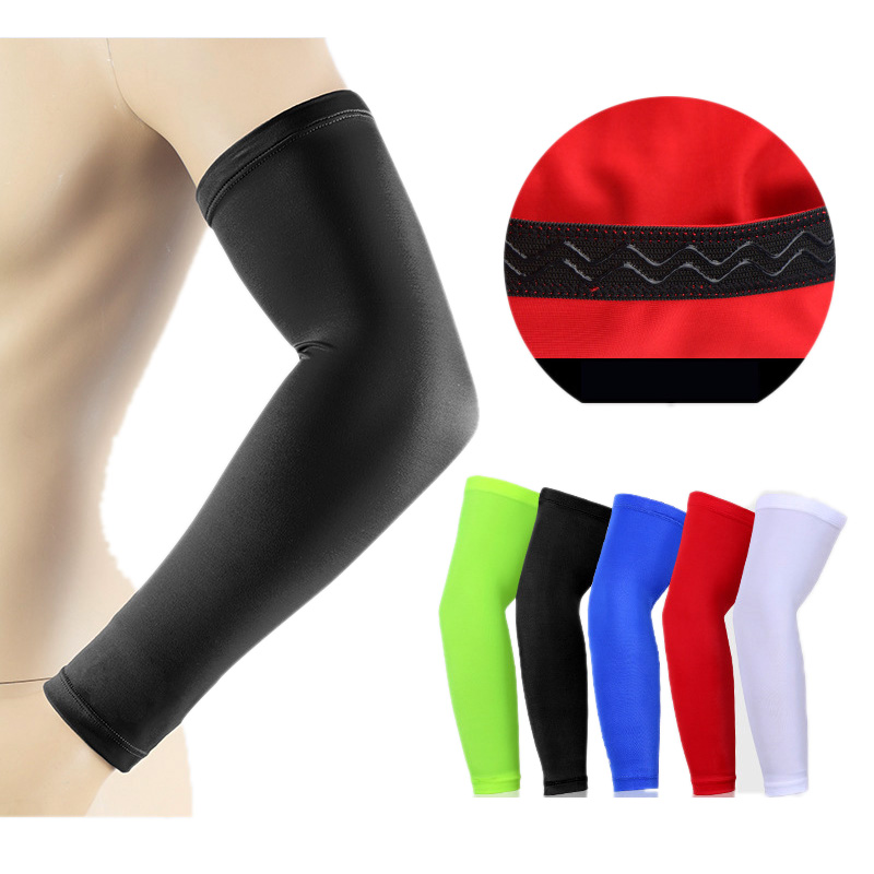 1 PCS Compression Arm Sleeves Covers Sports Breathable For Sun Protection Cycling Sleeves Basketball Running Arm