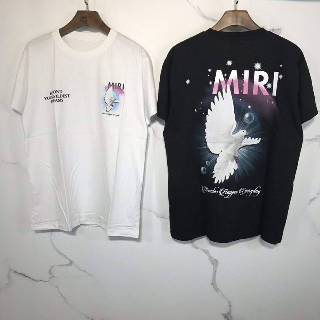 2020S New Arrivals T-Shirts Summer Straight Fashion White Crane MenS Women Tees Cotton Hero Man Cheap Apparel Good Quality M-2XL