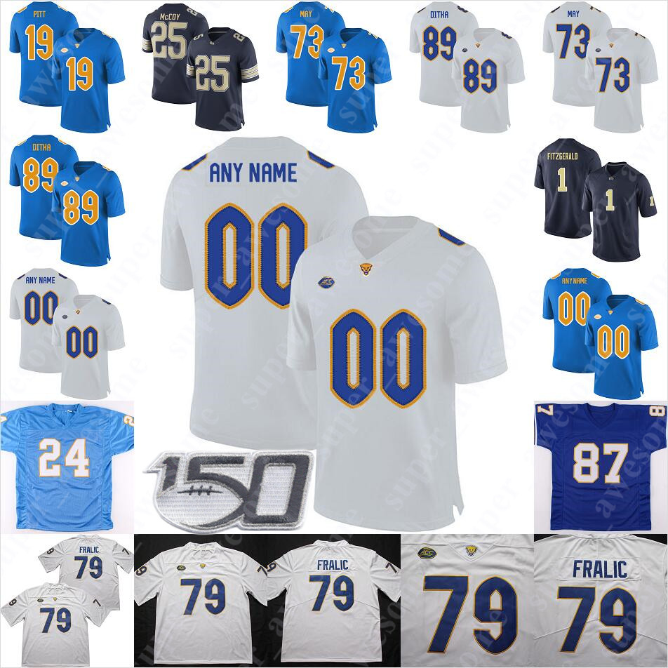 

Pittsburgh Panthers Jersey Dion Lewis 34 Craig Heyward 30 Qadree Ollison 27 Curvin Richards 43 Kevan Barlow 1 Ray Graham 22 Darrin Hall, Royal new
