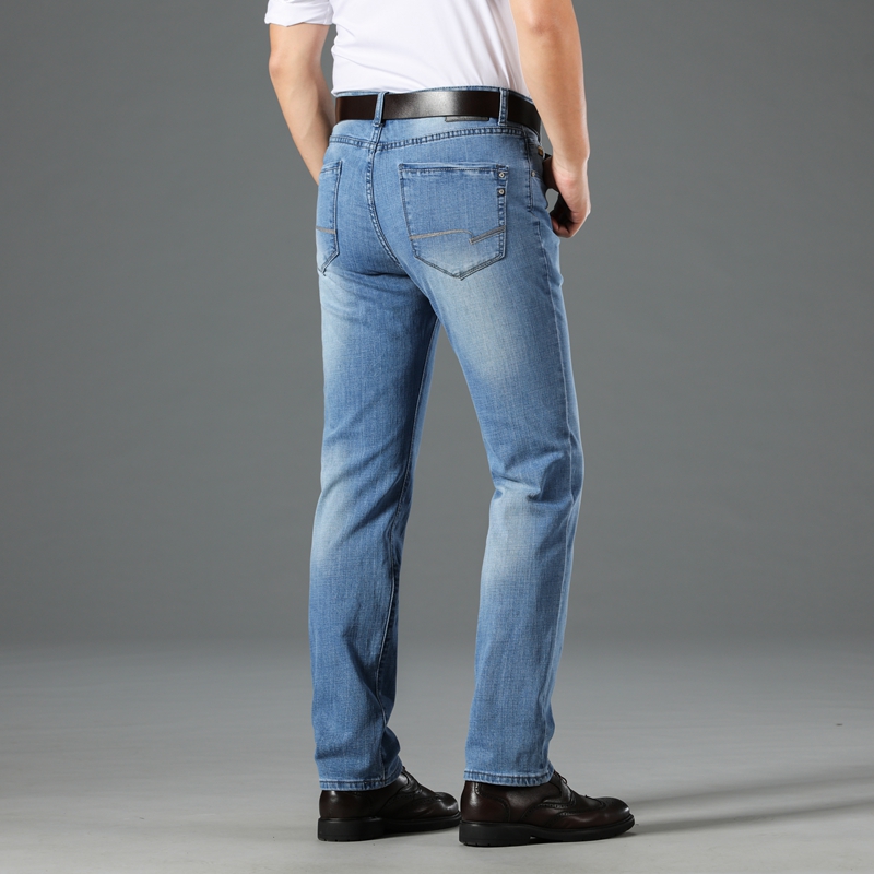 

2020 New Fashion Jeans Mens Pants Cotton Deniem Classic Trousers Casual Stretch Slim High Quality Blue Multiple Styles, 316