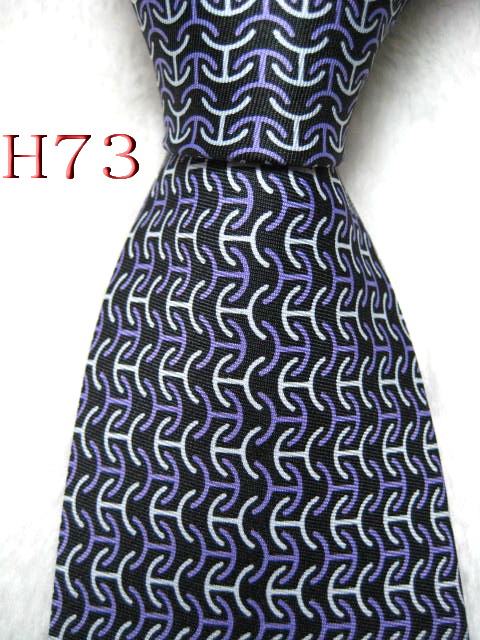 

H73 #100%Silk Jacquard Woven Handmade Men's Tie Necktie
