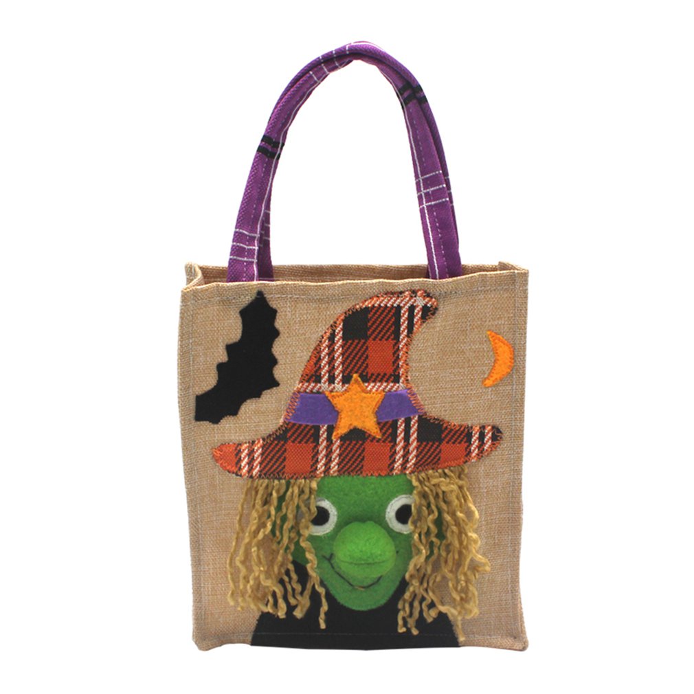 

Halloween Candy Tote Bag Ghost Festival Mall Kindergarten Cookies Storage Bag Halloween Party Ornament Decorations Handbag