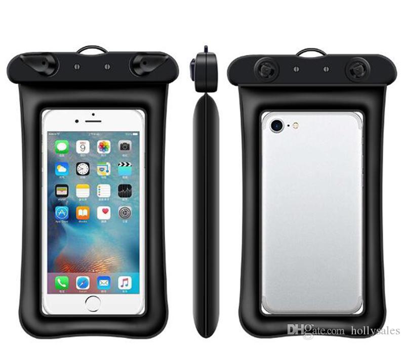 

Universal Float Airbag Waterproof Swimming Bag Mobile Phone Case Cover Dry PouchDiving Drifting Riving Trekking Bags, Fluorescence green