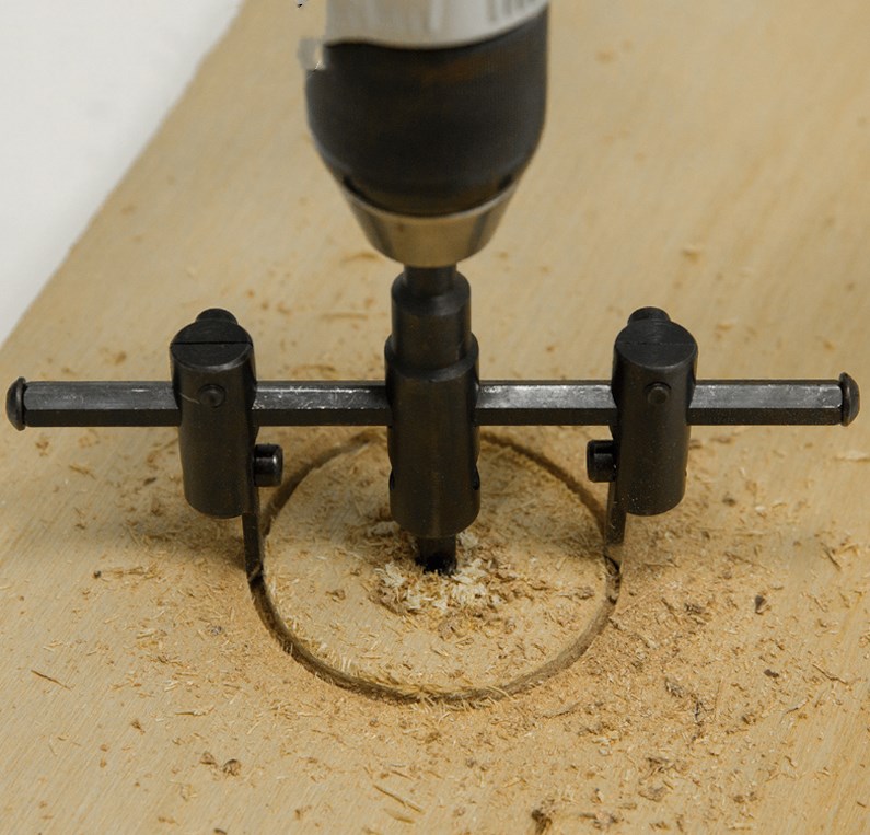 

30mm-300mm adjustable woodworking drill model hole cutter saw woodworking can opener alloy milling cutter combination tool