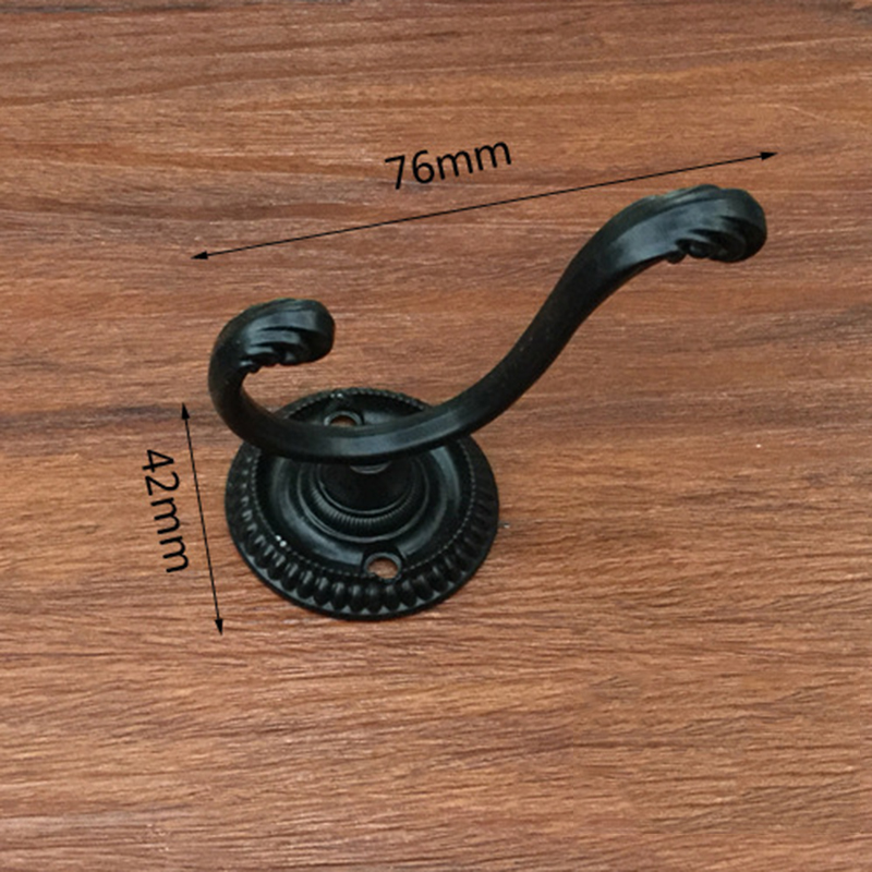 

1x Set Wall Door Zinc Alloy Antique Hook Hanger Key Cloth Coat Hat Bag Towels