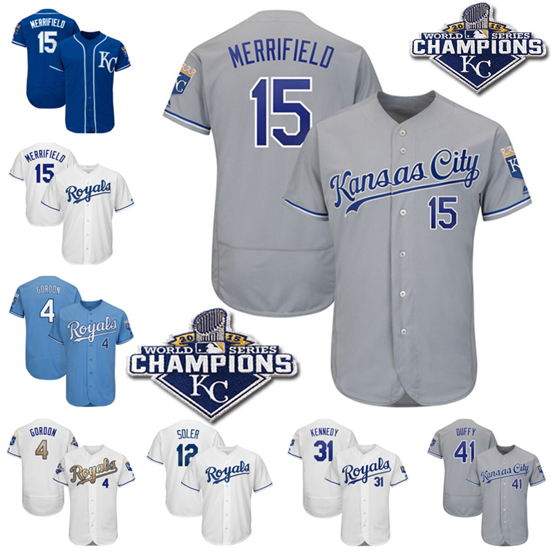 kc royals jersey gold letters
