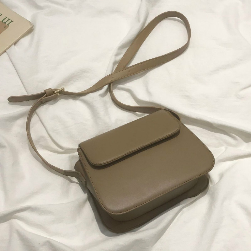 

women bag Messenger bag 2020 new Korean style fashion simple shoulder bag, Brown