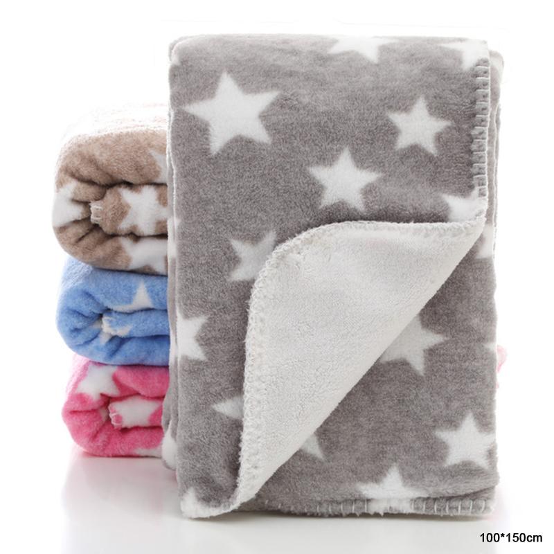 

9 Types Baby Soft Blankets  Double Layer Coral Fleece Newborn Baby Blanket Warmth Print Infant Blankets Kids Warm Blanket BC BH0740