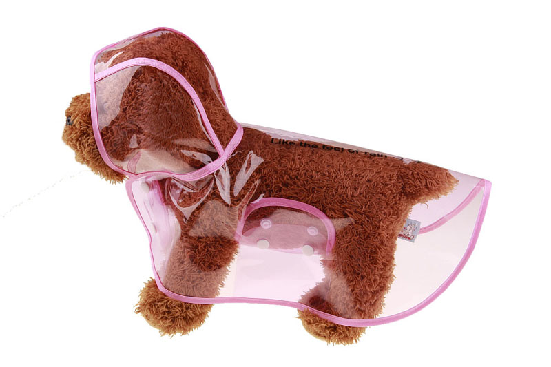 

1PCS Pink Pet Rain Poncho Pet Raincoat Eco-friendly Dog Rain Jacket Dog Rain Clothes 10 Sizes
