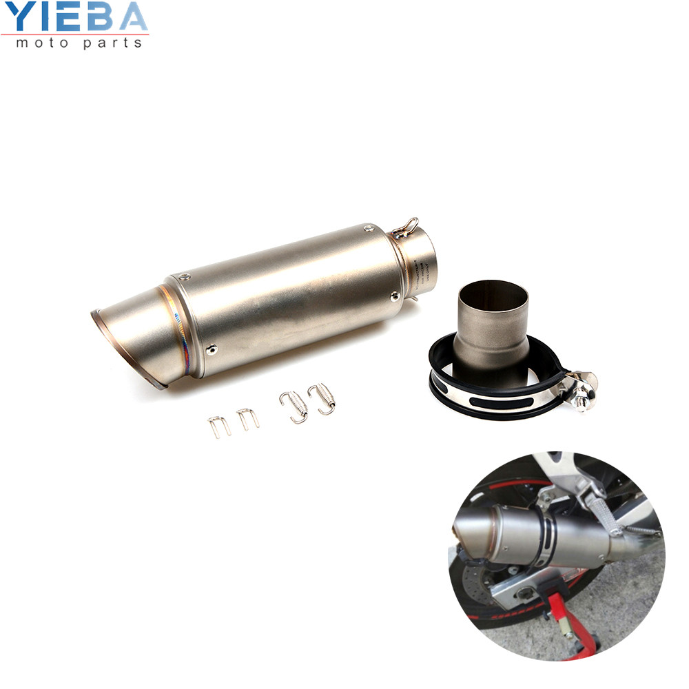 

36MM-51MM/61MM Motorcycle Accessories Exhaust Pipe Tailpipe Section For sv650 trk502 cbr250 cb650f crf 230 gsr 600 msx125