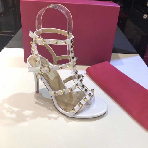 

2019 womens slingbacks designer gladiator sandals women rivet shoes black red nude white italian sexy extreme high heels pumps