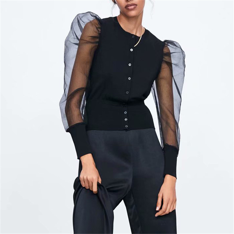 blusas negras elegantes 2019