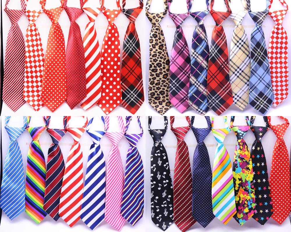 

Wholesale Large Dog Neckties 50/80/100pcs/lot Mix 30color Large Size Dog Tie Neck Adjustable Ties Grooming ties, Mix colour