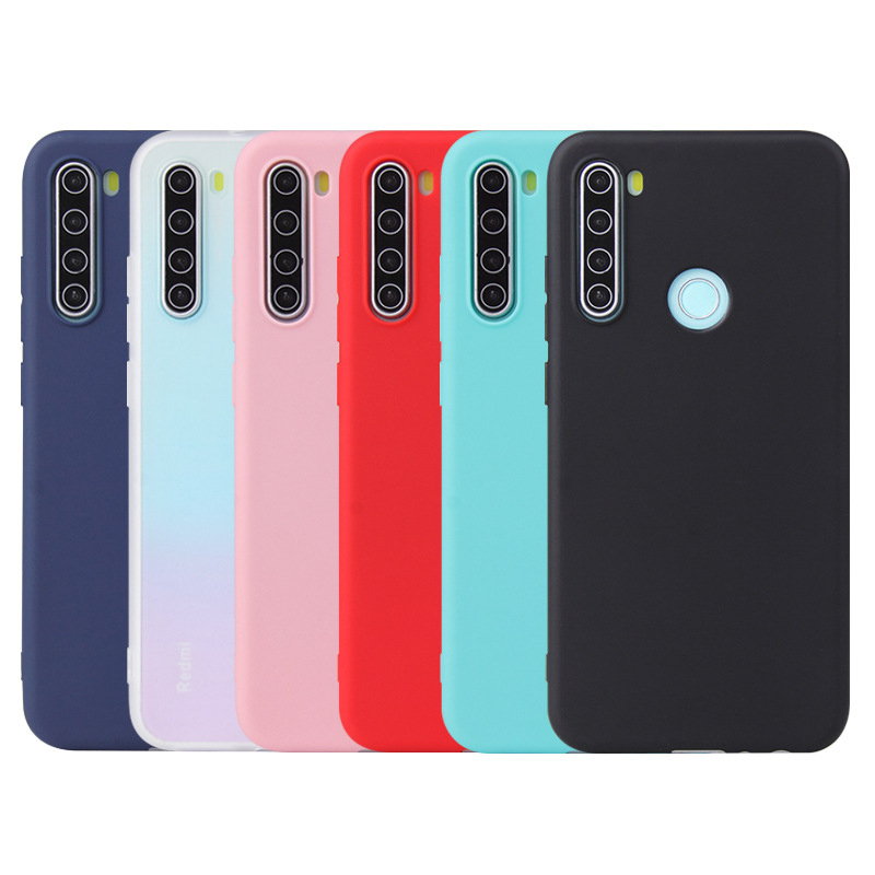 

Candy Color Matte Frosted Shockproof Soft TPU Silicone Rubber Gel Cover Case For Xiaomi Redmi Note 8 Pro 8T 8A 7A 6 K30 K20 GO S2 Y2 A2 Lite, White