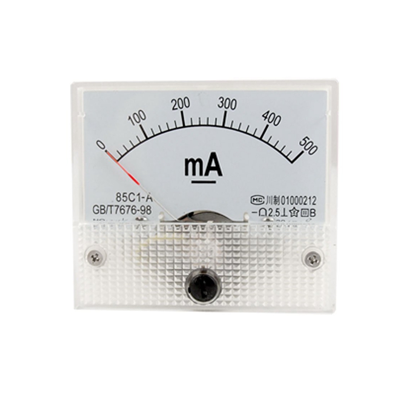 85C1-A DC 0-10 mA gamme actuelle de mesure Vertical Analog Meter Ampèremètre Gauge