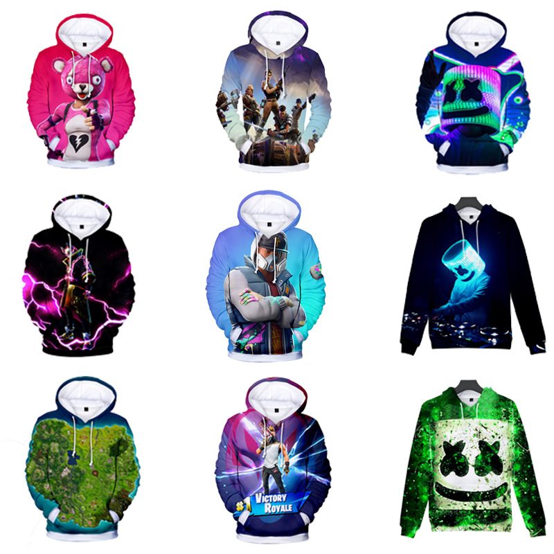 Marshmello DJ Boys Girls Kids Printing Sweatshirt Hoodies Spring Fall Pullover