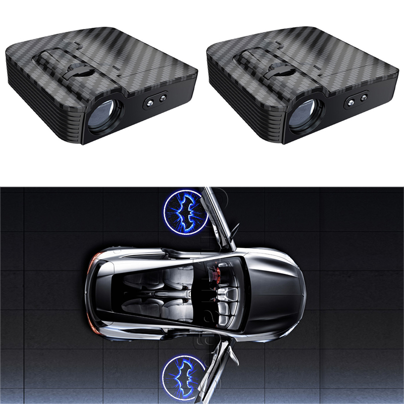 

1pcs New car door wireless welcome lamp universal projection lamp wireless spotlight infrared sensor light for car All model