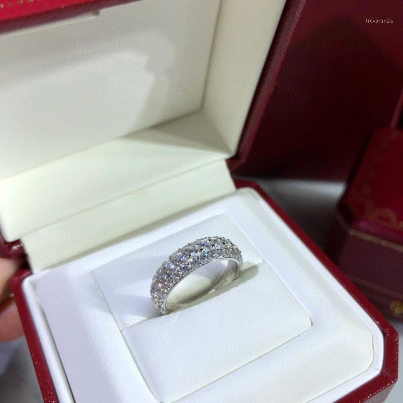 

Rings wedding engagement jewelry ring for Women S925 Silver Plated Diamond ring women banquet Party Wedding Ring
