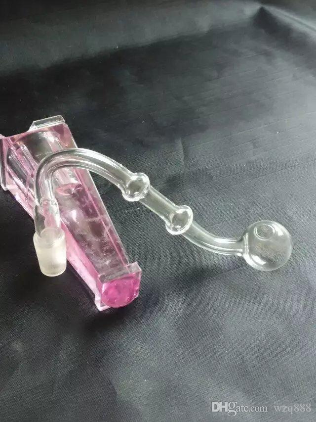 

On the pot Wholesale Glass bongs Oil Burner Glass Water Pipes Oil Rigs Smoking Free