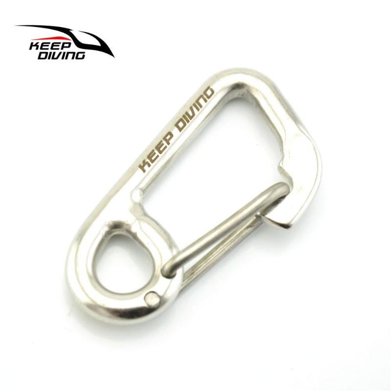 

316 Stainless Steel Simple Hook Safety Diving Buckle Diving Durable Clip Hook Bolt Snap Scuba Buckle Kayak Accessories