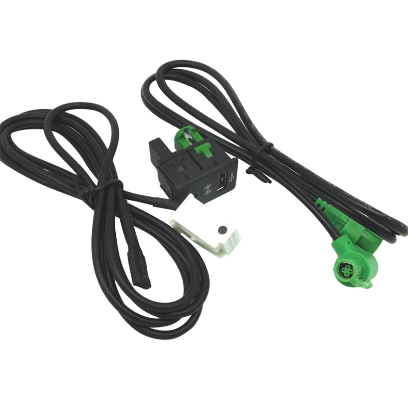 

Car Aux-In Adapter Usb Switch+Wire Cable Fit for Series X5 X6 Z Series