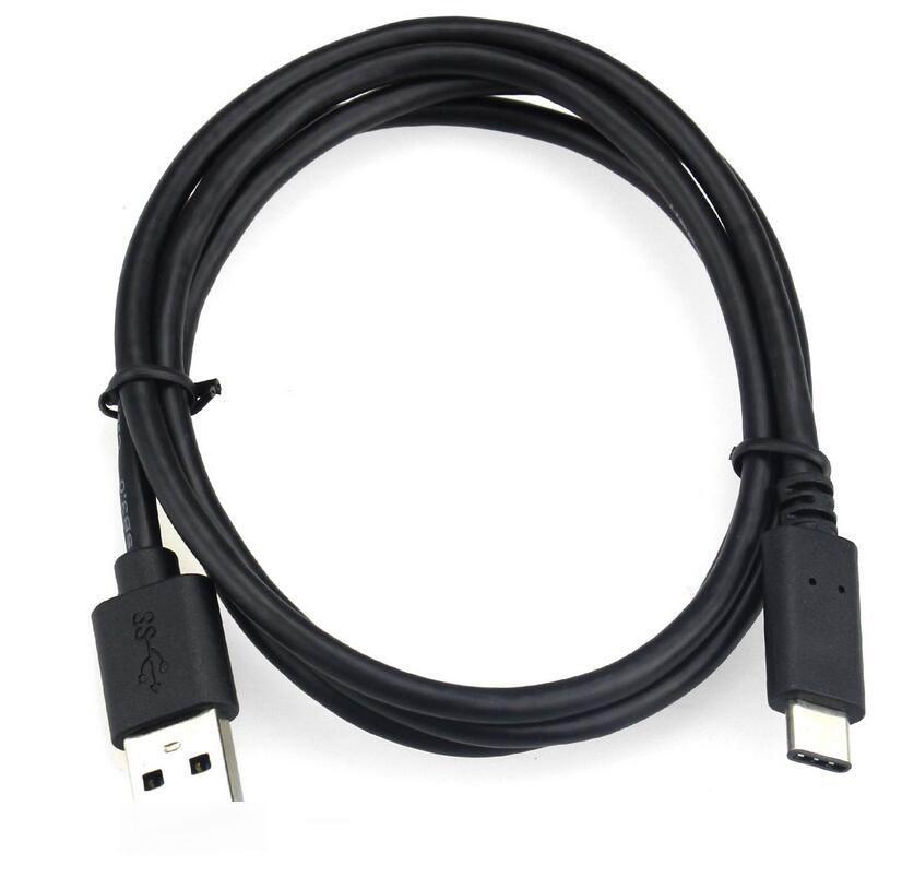 

500PCS 2M Black/White Type-C 3.1 Type C USB Data Sync Charger Cable for moblie PC notebook MP3 MP4