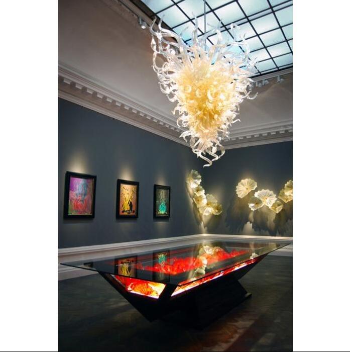 

Modern Art Glass Chandelier Light Living Room Decor Custom Made Blown Murano Glass Pendant Lamps LED Hanging Crystal Chandelier for Sale