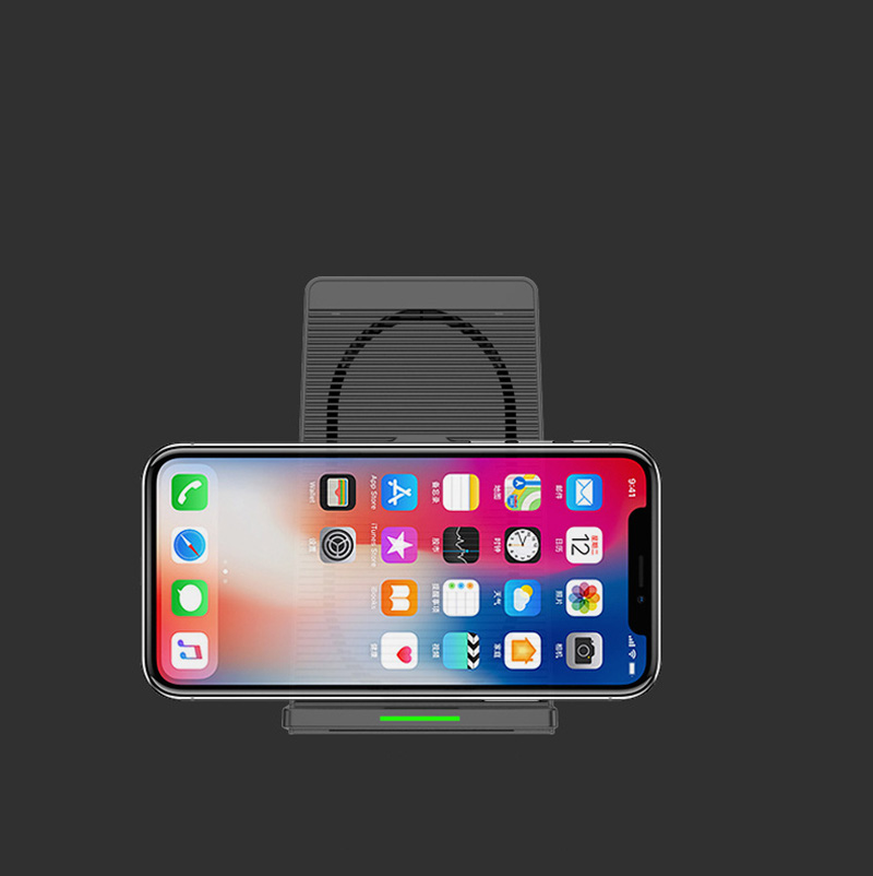 

Qi Wireless Charger Stand Dock For iPhone XS Max 8 11 Samsung S10 Plus S6 edge Note 8 Charging Holder Base